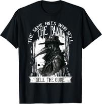 NEW LIMITED The Same Ones Who Sell The Panic Sell The Cure Plague Doctor T-Shirt Mens Womens Tees Top Tops Tee XL