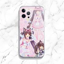N-Nekopara Game Phone Case For iPhone 15,14,13,12,11 Plus,Pro,Max,XR,XS,X,7,8 Plus,SE,Mini Transparent Silicone Soft iPhone13PROMAX
