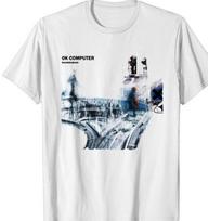 26 Radiohead Ok Computer T Shirt 1997 Nigel Godrich  Colin Greenwood  Thom Yorke Unisex T-Shirt S įvairiaspalvis