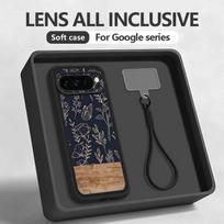 Butterfly Flowers Patterned Phone Case For Google Pixel 10 9 Pro XL 10 9 Pro Pixel 8A 7A 8 7 Pro 9A Soft Silicone Lanyard Cover Google Pixel 9 Pro XL