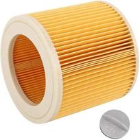 HEPA Filter Vacuum Filter Captures Fine Dust Improved Air Quality orange