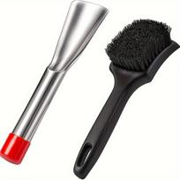 2 pieces of multi-functional garden lawn mower deck, cleaning scraper brush set 2pcs juoda