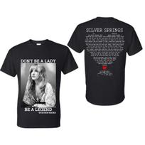 2 sided Stevie Nicks Shirt Don't Be A Lady Be A Legend Shirt QT1186 XXXXL