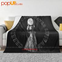 Creedence Clearwater Revival Ccr Mardi Gras 1972 John Fogerty Ultra-Soft Blanket Quilt Winter Sofa Cover Bed Covers Size: 75*100cm, Weight: 230 GSM