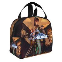 Korean Action Adventure Game Stellar Blade Portable Lunch Box for Leakproof Cooler Thermal Food Insulated Lunch Bag Office Work One Size