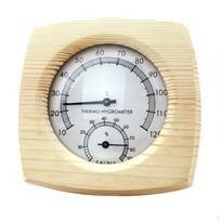 Wooden Sauna ThermalHygrometer Heat Resistant 2in1 Thermometer Hygrometer Wood Frame