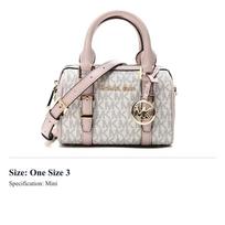MICHAEL KORS Bedford Artificial Leather Handbag Mini Womens Vanilla White/Nude Pink 32F9G06C0B-173 One Size 3