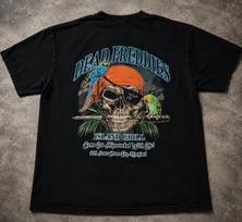 Dead Freddies Island Grill T  XL Pirate Skull Ocean City Maryland Tee Y2K Unisex T-Shirt M