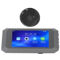 Video Door Viewer 1080P 2MP 135 Degree Viewing IR Night Vision Peephole Camera with 3.97 Inch Screen ABS