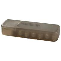 Cable Storage Box Organizer Charger Cord Storage Box With 7 Compartments Reusable Data Cable Storage Case For Home Or Travel pilka spalva