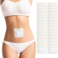 2025 Latest Model 30Pcs Self-Adhesive Disposable Castor Oil Patches,White Castor Oil Pack less