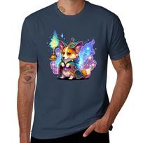 Corgi Mage Dnd Mage Dnd Corgi Tshirt Outdoor Sports Short Sleeve Top S