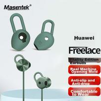 ES23 Earphone Tip Cover, Compatible with Freelace Active Edition Honor X Sport PRO AM66 Bluetooth Earphones, Silicone Tip Accessory, Green Small