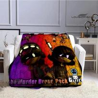 Žudikiški dronai Animacinis spausdintas pledas Flanelinis Šilti pledai Minkštas ir patogus pledas lovos užtiesalai cubre cama Gimtadienio dovana 75x90cm