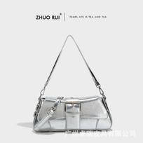 Sweet, Cool, Spicy, Fashionable, Modern, Heavy Metal Underarm Bag, Daily Single Shoulder Handbag, Female