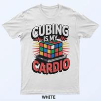 Cubing Cardio Puzzle Speed Master for Math Nerds T-Shirt XL