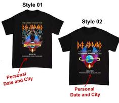 Def Leppard And Journey Summer Stadium Tour 2026 Shirt MA905 S