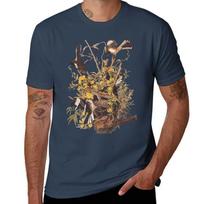 Audubons Mocking Bird Tshirt Basic Breathable Solid Color Tshirt S