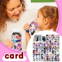 2 Pack Photo Cards, Die-Cut Stage Stickers for Crafting and Decor One Size