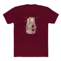 Vintage Twin-Lens Camera Unisex t-shirt | Retro Photography Shirt, Vintage Camera tee S