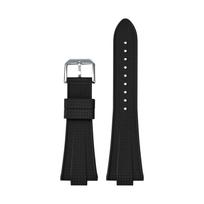 Fluoro Rubber Watch Strap for Tissot PRX Series 40mm Quick Release Convex End FKM Men Waterproof Replace Band Bracelet 12mm 12mm