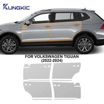 Paint Protective Foil for Volkswagen Tiguan 2022-2024, TPU Clear Bra Kit doors / for TIGUAN 22-24 juoda