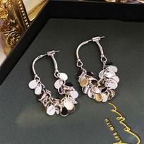 New Senior Luxury Delicate Long Tassels Drop Earrings Fashion Versatile Exaggerate Metal Women Jewelry Girl's Earrings sidabras