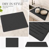 Silicone Non- Kitchen - Heat Dish Drying Pad for Countertop, Sink, and Dish Rack, Large Size One Size juoda