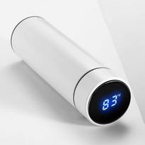 500ml Vacuum Thermos LCD Temperature Display Water Bottle Stainless Steel Double Wall Insulated Cup balta
