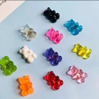 Skaidūs širdelės formos magnetai šaldytuvui 10 vnt. Paprasti stilingi lipdukai užrašams, skirti pasidaryk pats mini namų šaldytuvo dekoravimo aksesuarai 1.8*1.2cm
