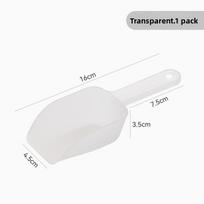 1 vnt. Mini plastikinis ledų samtis Miltų, ryžių, pieno arbatos parduotuvės specialus daugiafunkcis maisto kastuvėlis Šaldytuvo ledo gaminimo mašinėlės kastuvėlis Ledo kubelių samtis 1PCS
