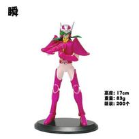 19CM Anime Figure Phoenix Ikki Hyoga Seiya Shiryu Standing Armor Model Children's Toys PVC Box Desktop Collection Decoration No box