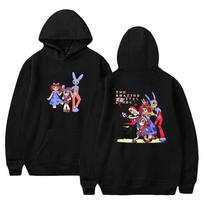 The Amazing Digital Circus Men Women Hoodies Autumn Casual Pullover Hoodie Fashion Hip Hop Sweatshirt Clothes XS juoda