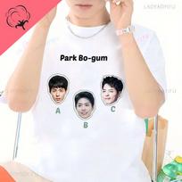 Playera Park Bo Gum Kpop Actor T Shirt Camiseta Hombre Summer Casual Aesthetic Portrait Cotton Y2k Clothing Women Tee Tops S