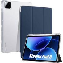 Case for Xiaomi Pad 8 / 8 Pro 11.2 Inches Reinforced Protection with Pen Holder - Navy Blue mėlyna