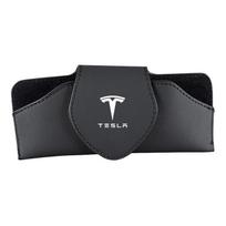 Car Interior Accessories Sun Visor Sunglasses Storage Box For Tesla Model 3 Highland 2023 Model S Model X Model Y Model Y-Eur