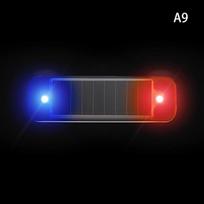 Mini LED Saulės energijos Motociklo Galinis Žibintas Įspėjamasis Žibintas Naktinis Saugos Signalizatorius Belaidis Apsaugos nuo Vagysčių Įspėjamasis Žibintas Signalizatorius as the picture blue
