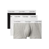 CALVIN KLEIN Casual and comfortable wrinkle free letter logo mid waist flat angle underwear European version men's 3-piece set L