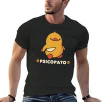 Psicopato Funny Duck by Tobe Fonseca T-Shirt Anime Tshirt Oversizeds Custom T Shirt Clothes for Men S