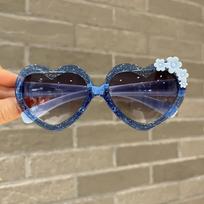 Girls Boys Cute Cartoon Flower Sunglasses Outdoor Sun Protection Children Lovely Vintage Glasses Protection Classic Kids Eyewear mėlyna