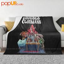 Houses And Humans Ultra-Soft Blanket Quilt Winter Sofa Cover Bed Covers Size: 75*100cm, Weight: 230 GSM
