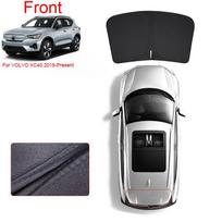 Car Black Window Privacy Sunshade For VOLVO XC40 2018-Present Auto Anti-UV Heat Insulation Protect Cover Interior Accessory