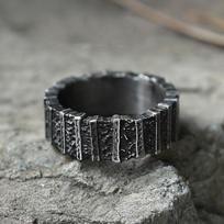 Simple Vintage Fence Rings, Minimalist Adjustable Finger Ring for Men Dainty Jewelry Gift Wholesale
