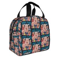 Italian Brainrot John Pork is Calling Insulated Lunch Tote Bag for Funny Meme Resuable Cooler Thermal Food Lunch Box School One Size