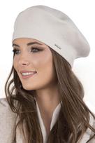 Vivisence Elegancki Beret Damski Ciepła Czapka Zimowa Beżowa UNI