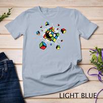 Exploding rubix rubiks rubics cube present gift for kids Unisex T-shirt 6 L