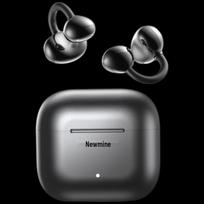 Newmine AI Translator Open-Ear Ear Clip Sports Headset juoda