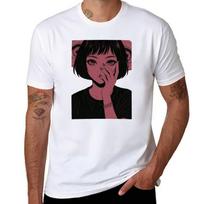 Paranoia Anime Girl TShirt rapper graphic tees oversize tshirts Unisex blacks cotton graphic tees t shirts for Unisex pack S