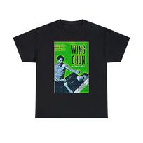 Wing Chun Kung-Fu Graphic Print Short Sleeve Crew Unisex Heavy Cotton Tee  Unisex T-Shirt S