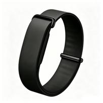 Minkšta silikoninė laikrodžio apyrankė Google Fitbit Air Gumos Pakeitimo Apyrankė Laikrodžio Juosta Google Sport Loop Dirželis Riešui juoda